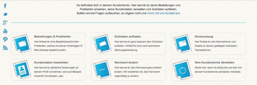 Kundenkonto Homepage Urlaubsgruss - SmartTechNews