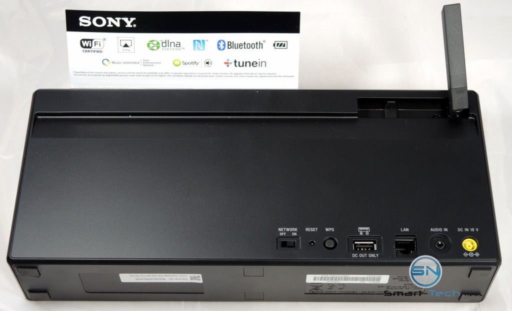 Rückansicht - Sony SRS X7 - Soundsystem - SmartTechNews