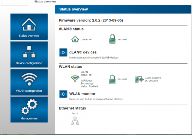 Devolo DLAN Interface