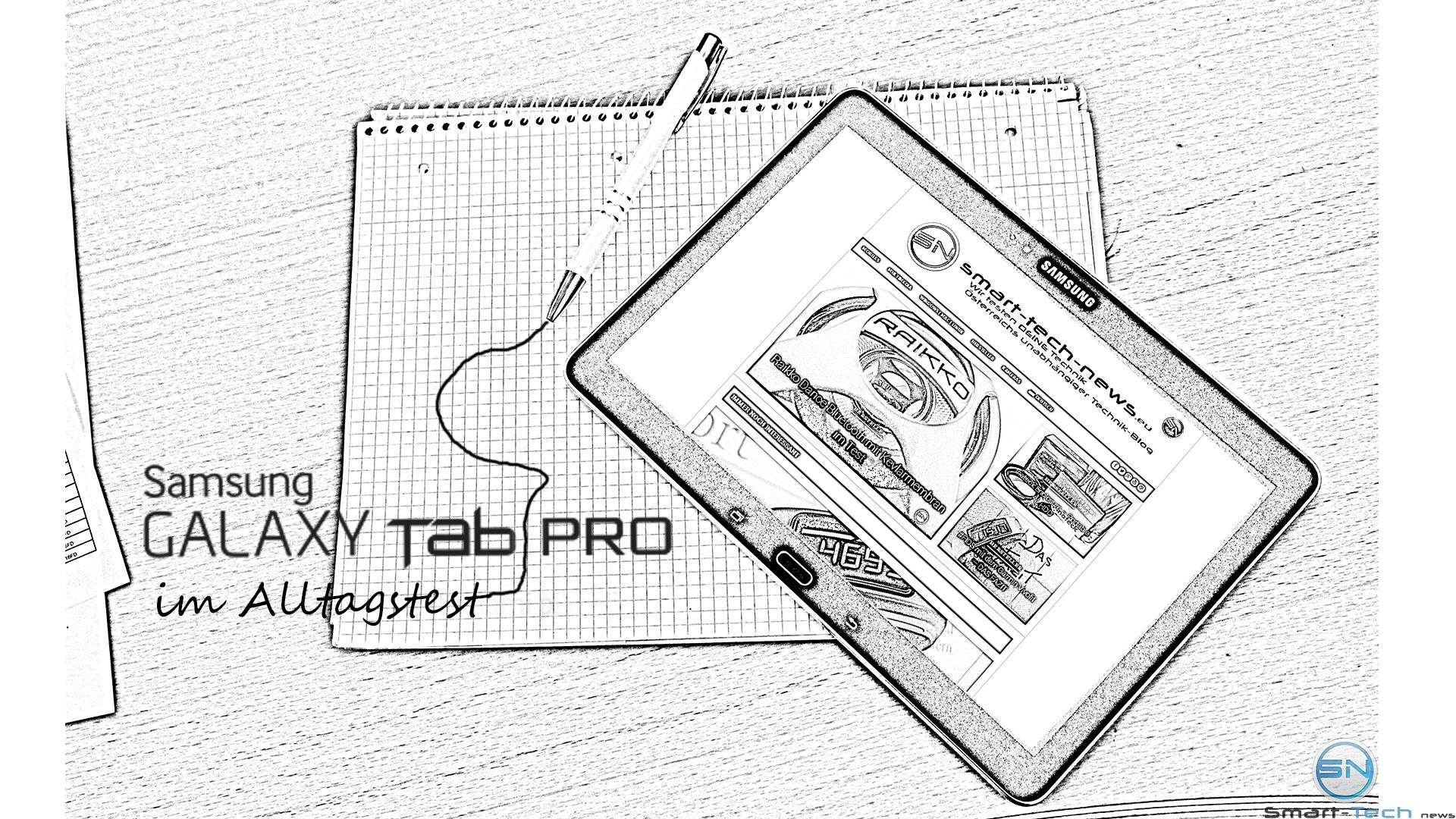 Samsung Galaxy Tab Pro (SM-T520) im Alltags-Office Test