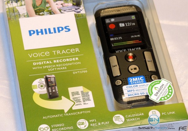 Philips DVT 2700 Voice Tracer mit Voice to Doc Funktion