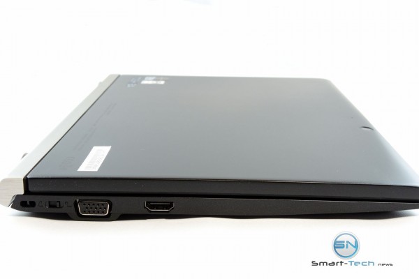 Ansicht Links - Toshiba Ultrabook Portégé Z20t - SmartTechNews Das Toshiba Portégé von Links
