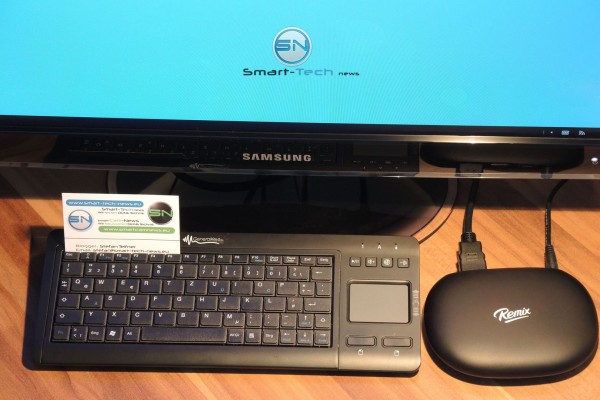 Remix Mini Desktop PC am TV - SmartTechNews Remix Mini Desktop PC am TV - SmartTechNews