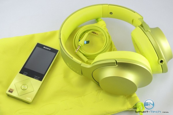 starkes Duo - Kopfhörer MDR 100AAP und Sony Walkman NW-A25HN - SmartTechNews