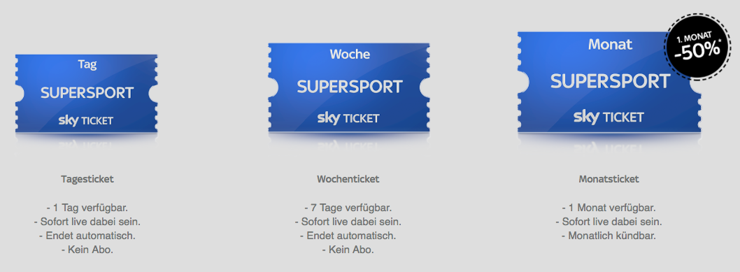 Sky Sport Ticket