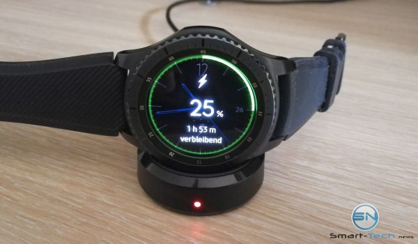 Ladedauer - Samsung Gear S3 - SmartTechNews