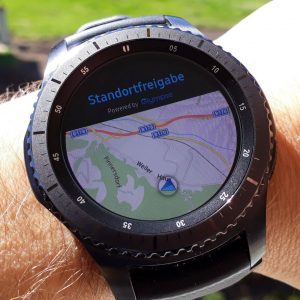 Notfall Maps Ansicht Tracking - Samsung Gear S3 - SmartTechNews