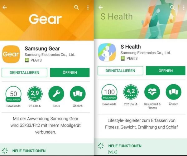 mobile 1 benötigten Apps - Samsung Galaxy Gear - S3 - SmartTechNews