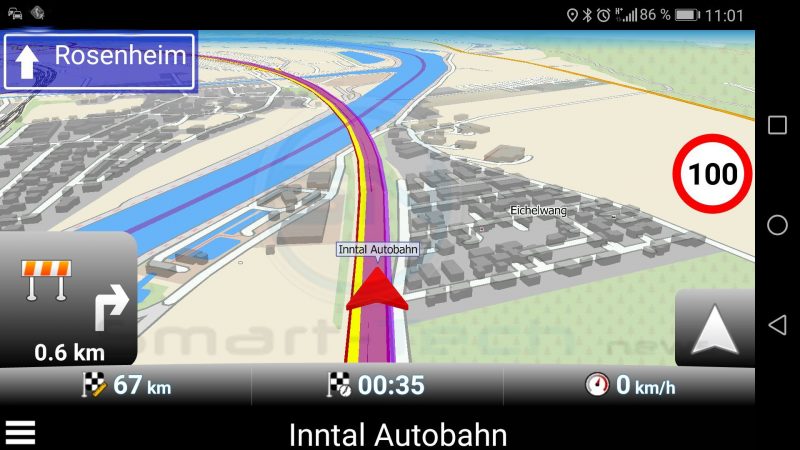 Baustellen Meldung - MapFactor Navigator - SmartTechNews