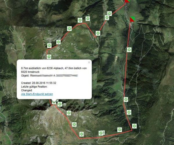 Touren Tracking pe-sos GPS Notruf Tracker