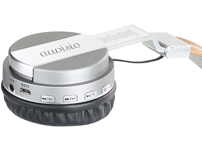 Bedienung auvisio Bluetooth Headset Faltbarer On-Ear-Kopfhörer mp3 Fm Radio