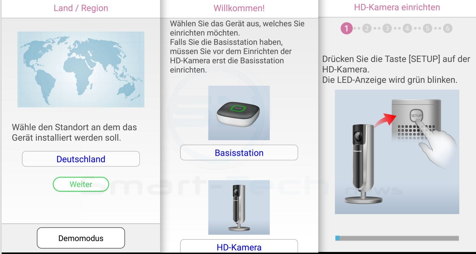 Länder Code DE - Panasonic SmartHome KX-HNC800 Full HD Kamera - SmartTechNews