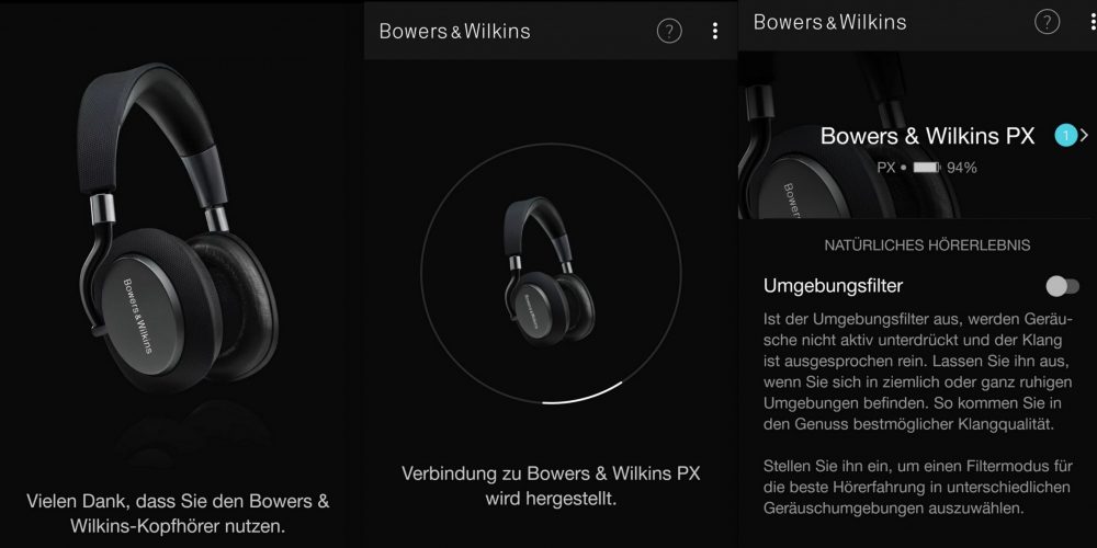 Verbindung - Bowers & Wilkins PX - ANC-Bluetooth-Kopfhörer